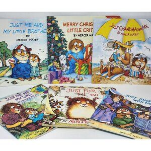 Little Critter Book Lot by Mercer Mayer 6 Paperback Books Xmas Dad Grandma Bro